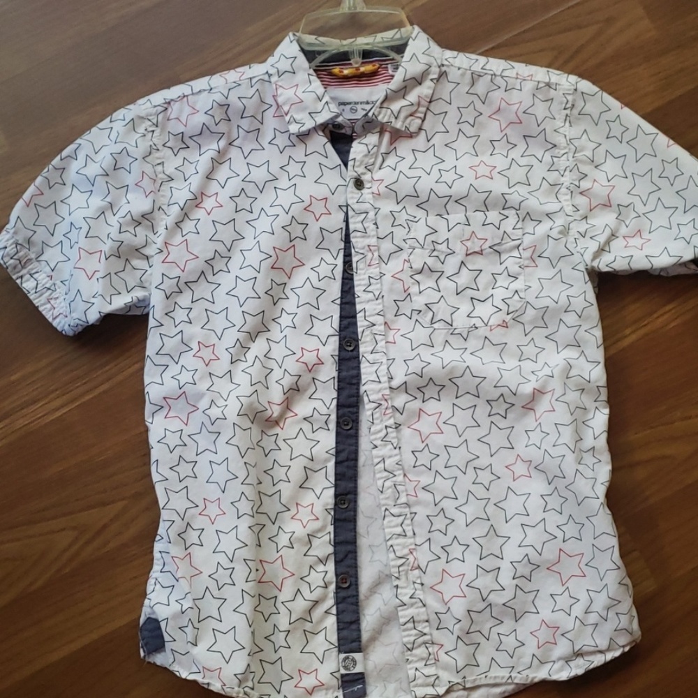 Boys short sleeve dress shirt